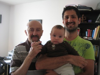 Levon with son and grandson